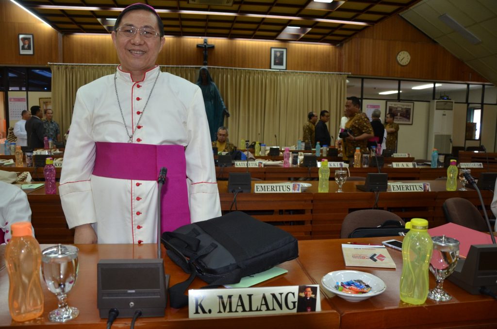 Mgr. Henricus Pidyarto OCarm, Uskup Keuskupan Malang. (Foto: Yohanes Indra/Dokpen KWI)