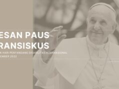 pesan paus fransiskus untuk hari penyandang disabilitas internasional