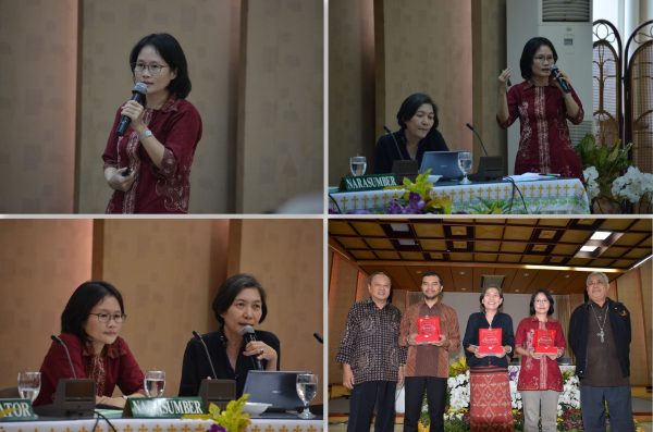 Hari Study Para Uskup “Membedah dan Mencegah Mentalitas Koruptif Serta Perilaku Koruptif.” Menghadirkan Ibu Royani Liem dengan Ibu Yustina Rostiawati dari Gerakan Anti Korupsi EHEM sebagai Narasumber. (Yohanes Indra/Dokpen KWI).