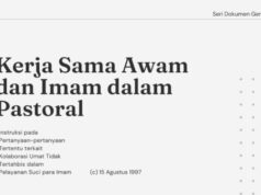 Seri Dokumen Gerejawi No. 84: Kerja Sama Awam dan Imam dalam Pastoral kerja sama awam dan imam dalam pastoral seri dokumen gereja