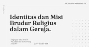 identitas dan misi bruder religius dalam gereja