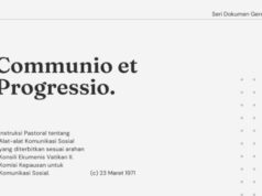 Seri Dokumen Gerejawi No. 112: Communio et Progressio communio et progressio seri dokumen gereja