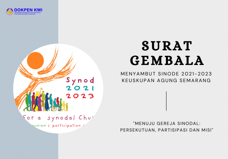 Surat Gembala Menyambut Sinode 2021-2023 Keuskupan Agung Semarang