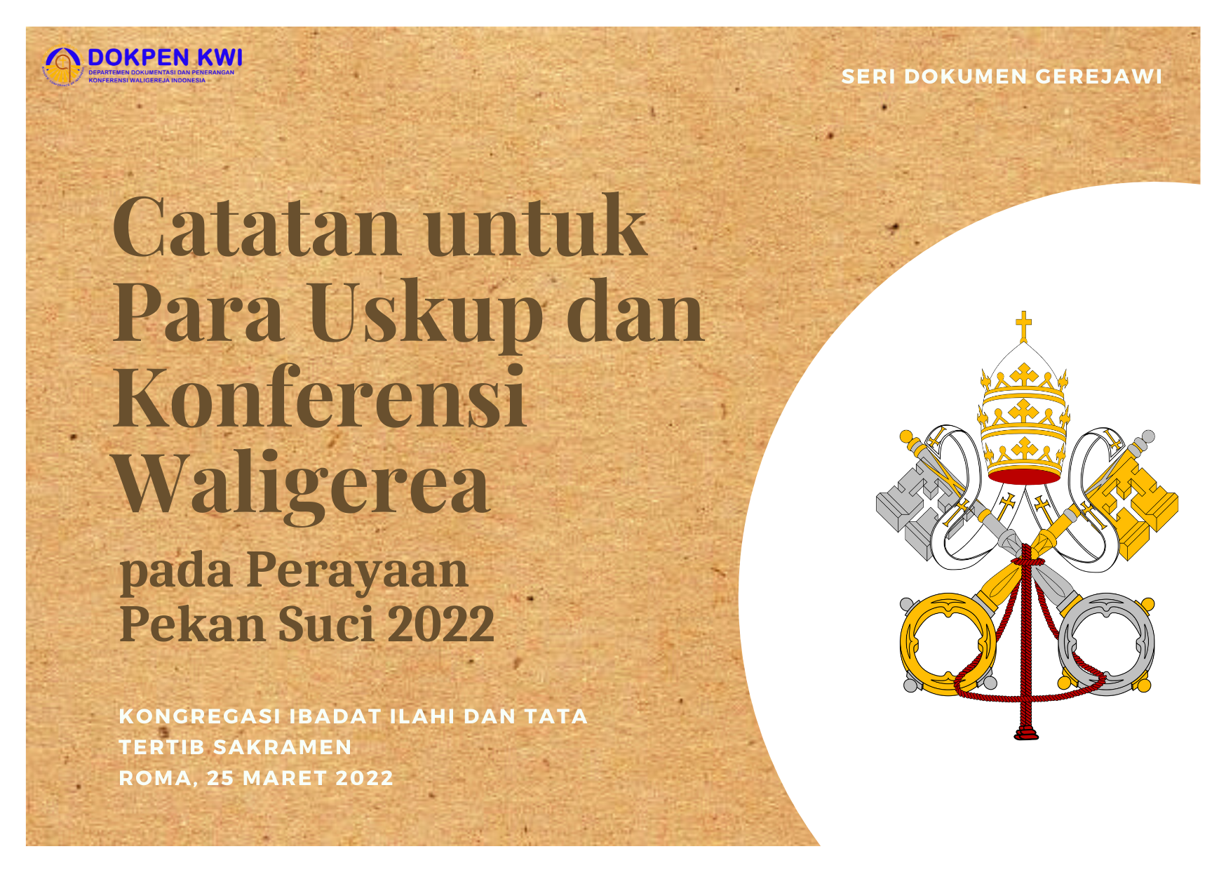 Doa Perayaan 100 Tahun Konferensi Waligereja Indonesia (KWI