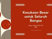 Pesan Natal KWI-PGI Tahun 1981