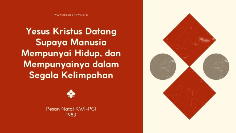 Pesan Natal KWI-PGI Tahun 1983