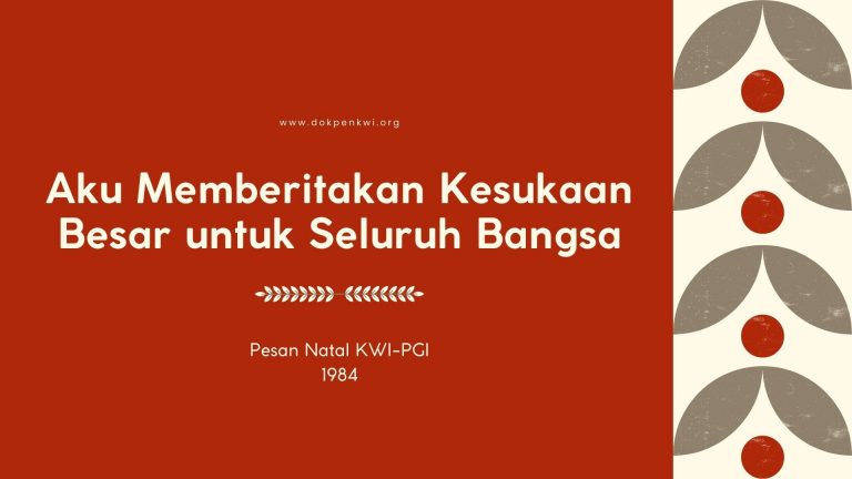 Pesan Natal KWI-PGI Tahun 1984