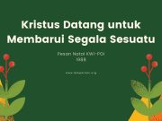 Pesan Natal KWI-PGI Tahun 1988