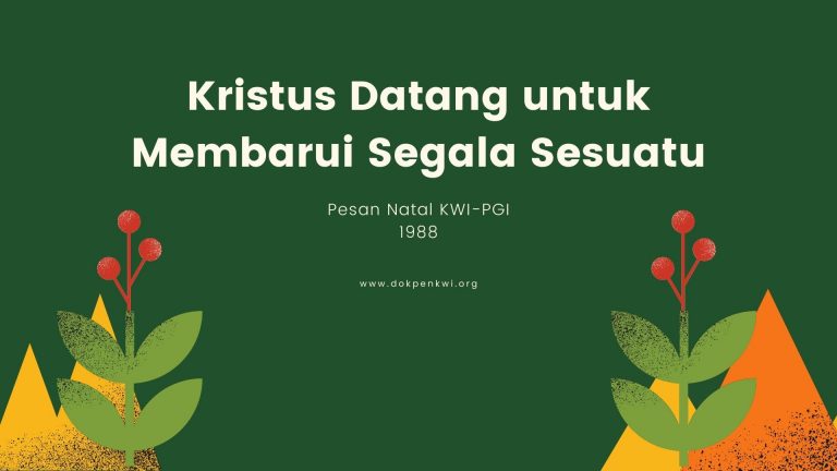Pesan Natal KWI-PGI Tahun 1988