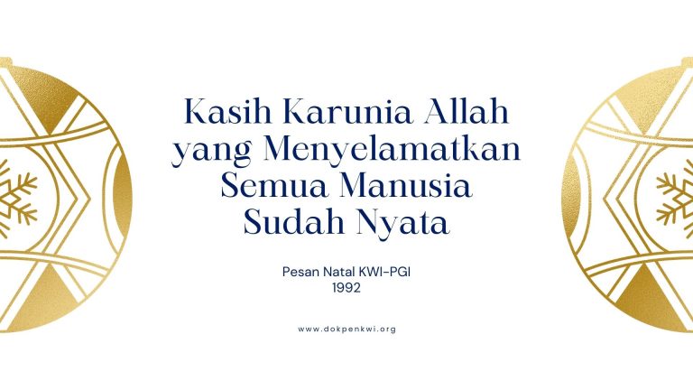 Pesan Natal KWI-PGI Tahun 1992
