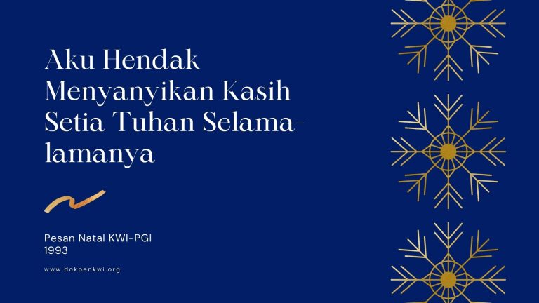 Pesan Natal KWI-PGI Tahun 1993