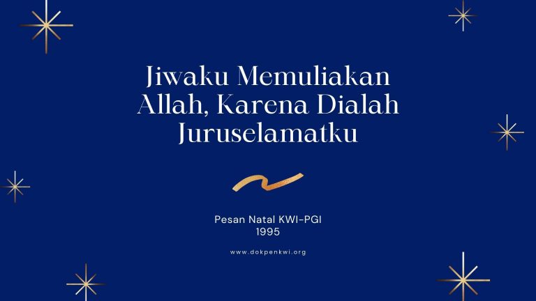 Pesan Natal KWI-PGI Tahun 1995