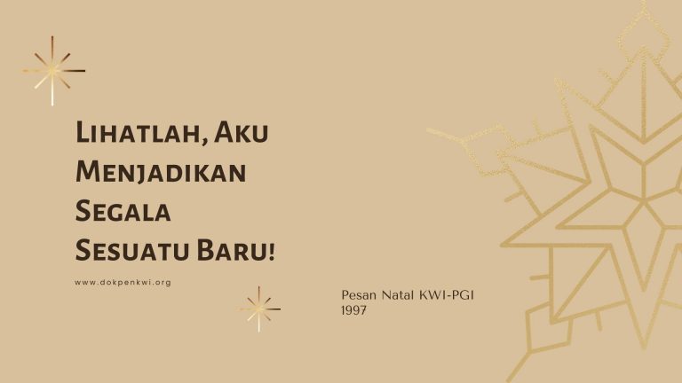 Pesan Natal KWI-PGI Tahun 1997