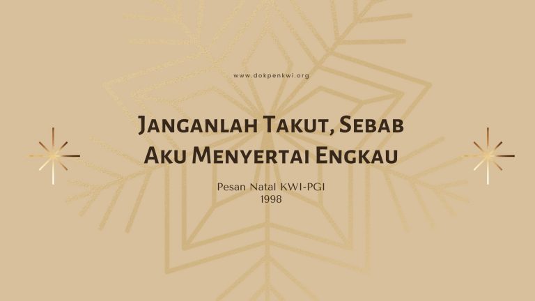 Pesan Natal KWI-PGI Tahun 1998