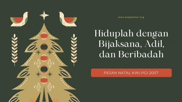 2007 pesan natal kwi pgi tahun 2007