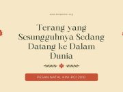 Pesan Natal KWI-PGI Tahun 2010 pesan natal kwi pgi tahun 2010