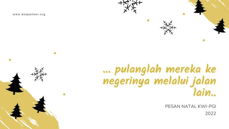 Pesan Natal KWI-PGI Tahun 2022