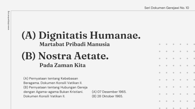 dignitatis humanae nostra aetate seri dokumen gerejawi