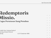 Seri Dokumen Gerejawi No. 14: Redemptoris Missio redemptoris missio seri dokumen gerejawi