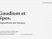 Seri Dokumen Gerejawi No. 19: Gaudium et Spes gaudium et spes seri dokumen gerejawi