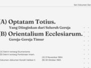 Seri Dokumen Gerejawi No. 22: (A) Optatam Totius ; (B) Orientalium Ecclesiarum optatam totius orientalium ecclesiarum seri dokumen gerejawi