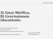 Seri Dokumen Gerejawi No. 23: (A) Inter Mirifica ; (B) Gravissimum Educationis inter mirifica gravissium educationis seri dokumen gereja