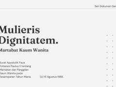 mulieris dignitatem seri dokumen gereja