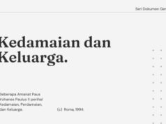 Seri Dokumen Gerejawi No. 33: Kedamaian dan Keluarga kedamaian dan keluarga seri dokumen gereja