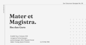 mater et magistra seri dokumen gereja