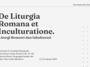 Seri Dokumen Gerejawi No. 40: De Liturgia Romana et Inculturatione de liturgia romana et inculturatione seri dokumen gereja