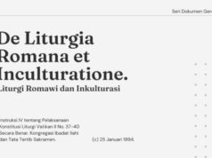 Seri Dokumen Gerejawi No. 40: De Liturgia Romana et Inculturatione de liturgia romana et inculturatione seri dokumen gereja