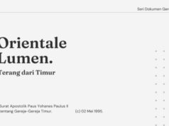Seri Dokumen Gerejawi No. 50: Orientale Lumen orientale lumen seri dokumen gereja