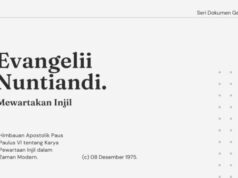 Seri Dokumen Gerejawi No. 6: Evangelii Nuntiandi (Mewartakan Injil) evangelii nuntiandi seri dokumen gerejawi
