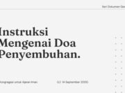 instruksi mengenai doa penyembuhan seri dokumen gereja