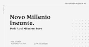 novo millenio ineunte seri dokumen gereja