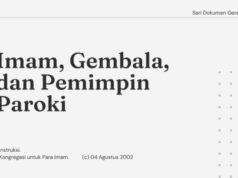 Seri Dokumen Gerejawi No. 64: Imam, Gembala, dan Pemimpin Paroki imam gembala dan pemimpin paroki seri dokumen gereja