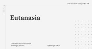 eutanasia seri dokumen gereja