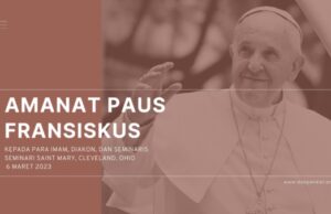 amanat paus fransiskus untuk seminari