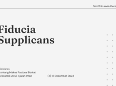 Seri Dokumen Gerejawi No. 139: Fiducia Supplicans