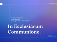 In Ecclesiarum Communione: Konstitusi Apostolik Paus Fransiskus tentang Pedoman Vikariat Roma