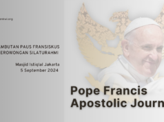 Sambutan Paus Fransiskus di Terowongan Silaturahmi; 5 September 2024